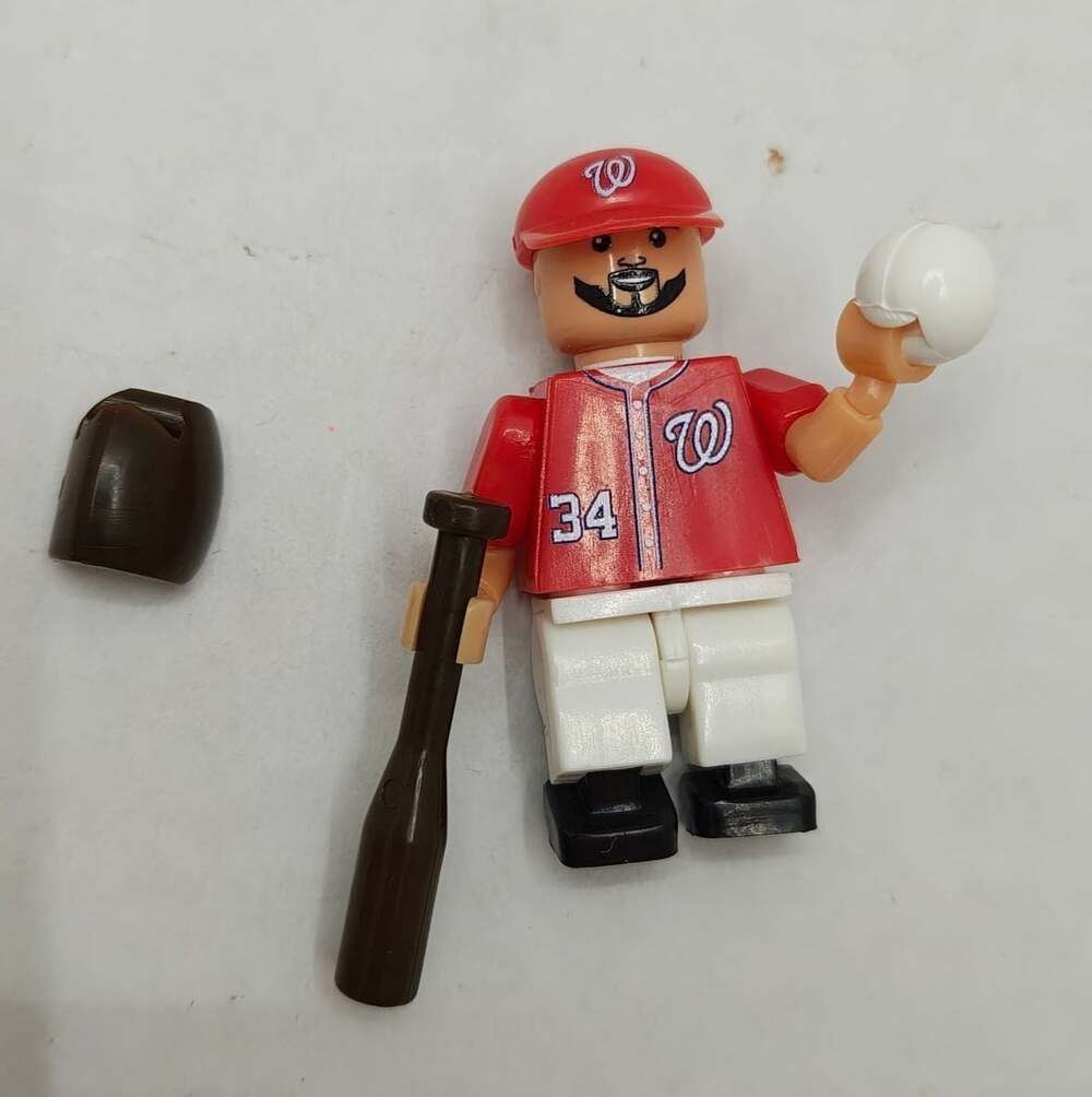 OYO Sports MLB Washington Nationals Bryce Harper #34 Minifigure